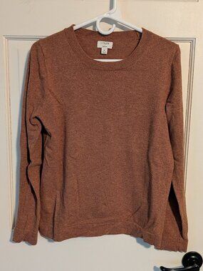 J Crew Teddie Crew Neck Sweatshirt Wool sz medium